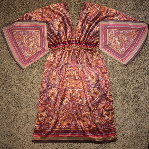 Charming Charlie Paisley Dress - Size Small - Picture 3 of 6